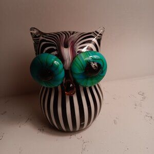 Murano glass owl
